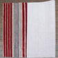Carpet Hand Tufted 100% Woollen Mushroom, Wine And Grey Stripes - 4ft X 6ft