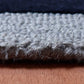 Carpet Hand Tufted 100% Woollen Geometric Black White- 4ft X 6ft