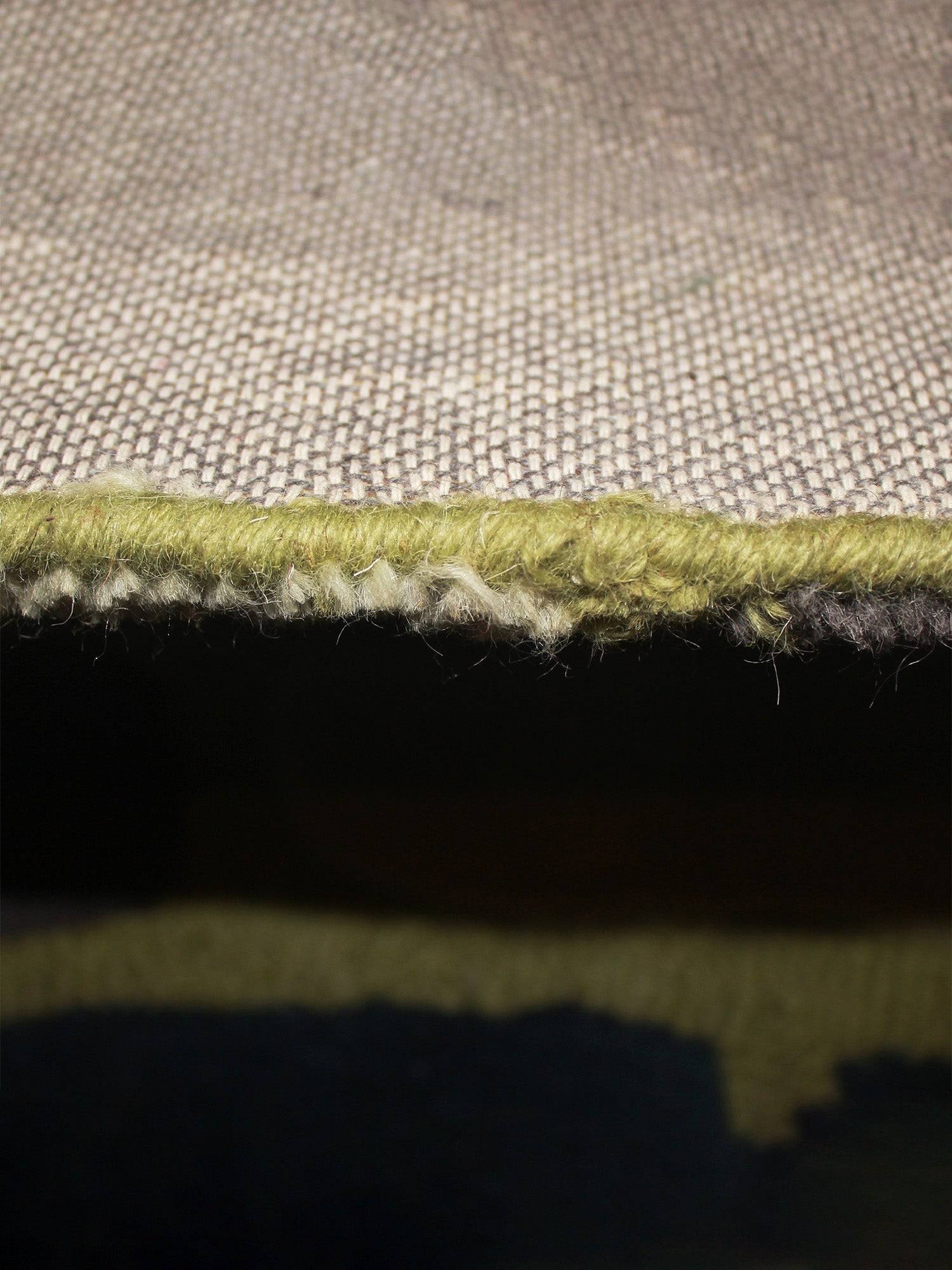 Carpet Hand Tufted 100% Woollen Greens/Rust/Teal - 3ft X 5ft