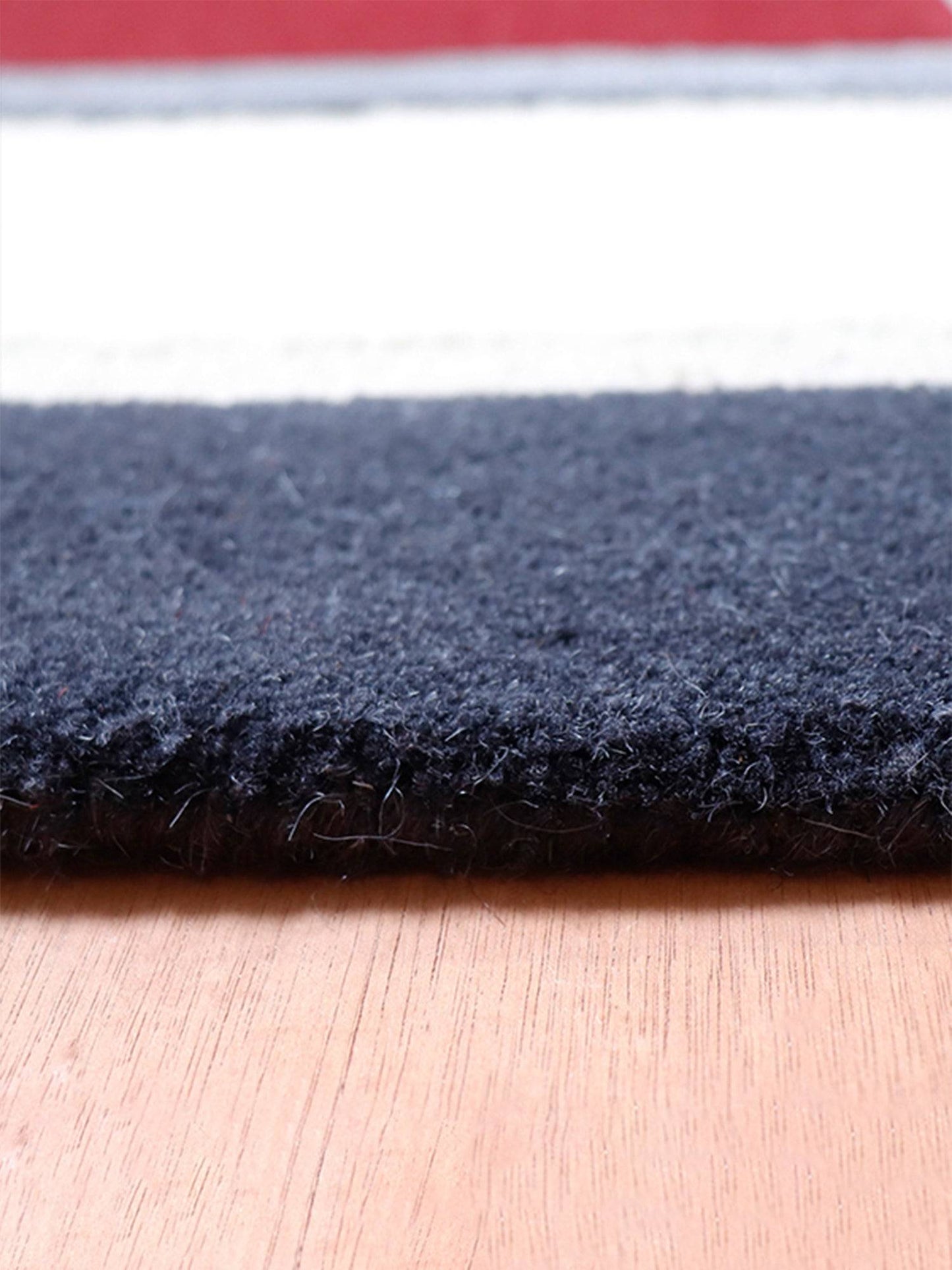 Carpet Hand Tufted 100% Woollen Multi Block - 4ft X 6ft