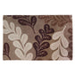 Carpet Hand Tufted 100% Woollen Floral Brown Grey - 4 X 6 Feet