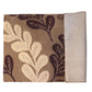 Carpet Hand Tufted 100% Woollen Floral Brown Grey - 4 X 6 Feet