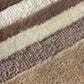 Hand Tufted 100% Wool | Abstract Stripes Non Slip Vintage Rug Premium Exclusive Carpet for Living Room, Bedroom, Office - (Green Brown, 4x6 Ft)