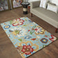 Hand Tufted 100% Wool | Decorative Floral Non Slip Vintage Rug Premium Exclusive Carpet for Living Room, Bedroom, Office - (Multicolor, 4x6 Ft)