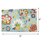 Hand Tufted 100% Wool | Decorative Floral Non Slip Vintage Rug Premium Exclusive Carpet for Living Room, Bedroom, Office - (Multicolor, 4x6 Ft)