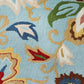 Hand Tufted 100% Wool | Decorative Floral Non Slip Vintage Rug Premium Exclusive Carpet for Living Room, Bedroom, Office - (Multicolor, 4x6 Ft)