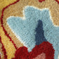 Hand Tufted 100% Wool | Decorative Floral Non Slip Vintage Rug Premium Exclusive Carpet for Living Room, Bedroom, Office - (Multicolor, 4x6 Ft)