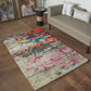 Hand Tufted 100% Wool | Abstract Kilim Non Slip Vintage Rug Premium Exclusive Carpet for Living Room, Bedroom, Office - (Multicolor, 4x6 Ft)