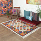Dhurrie Handwoven Wollen for Floor, Living Room & Bedroom | Multicolor - 4x6 feet