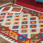 Dhurrie Handwoven Wollen for Floor, Living Room & Bedroom | Multicolor - 4x6 feet
