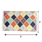 Dhurrie Handwoven Wollen for Floor, Living Room & Bedroom | Multicolor - 3x5 feet