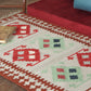 Dhurrie Handwoven Wollen for Floor, Living Room & Bedroom | Multicolor - 3x5 feet