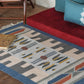 Dhurrie Handwoven Wollen for Floor, Living Room & Bedroom | Multicolor - 3x5 feet
