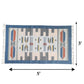 Dhurrie Handwoven Wollen for Floor, Living Room & Bedroom | Multicolor - 3x5 feet