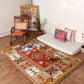 Dhurrie Abstract Kilim Handwoven Woolen for Floor, Living Room & Bedroom | Multi - 3x5 feet