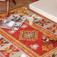 Dhurrie Abstract Kilim Handwoven Woolen for Floor, Living Room & Bedroom | Multi - 3x5 feet