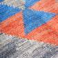 Dhurrie Abstract Kilim Handwoven Woolen for Floor, Living Room & Bedroom | Blue - 5x8 feet