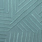 ZEBA World Square Cushion Cover for Sofa, Bed | Zigzag Embriodery - PolyBlend | Teal - 16x16in(40x40cm) (Pack of 1)