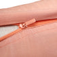 Central Motif in Two Tone Embrodiery  Cushion Cover - Coral