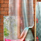 Door Transparent Curtain Polyester Ombree Sheer Multi - 52" X 90"