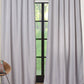 set of 2 door curtain with eyelet in grey color - 7 feet, 54x84 inch