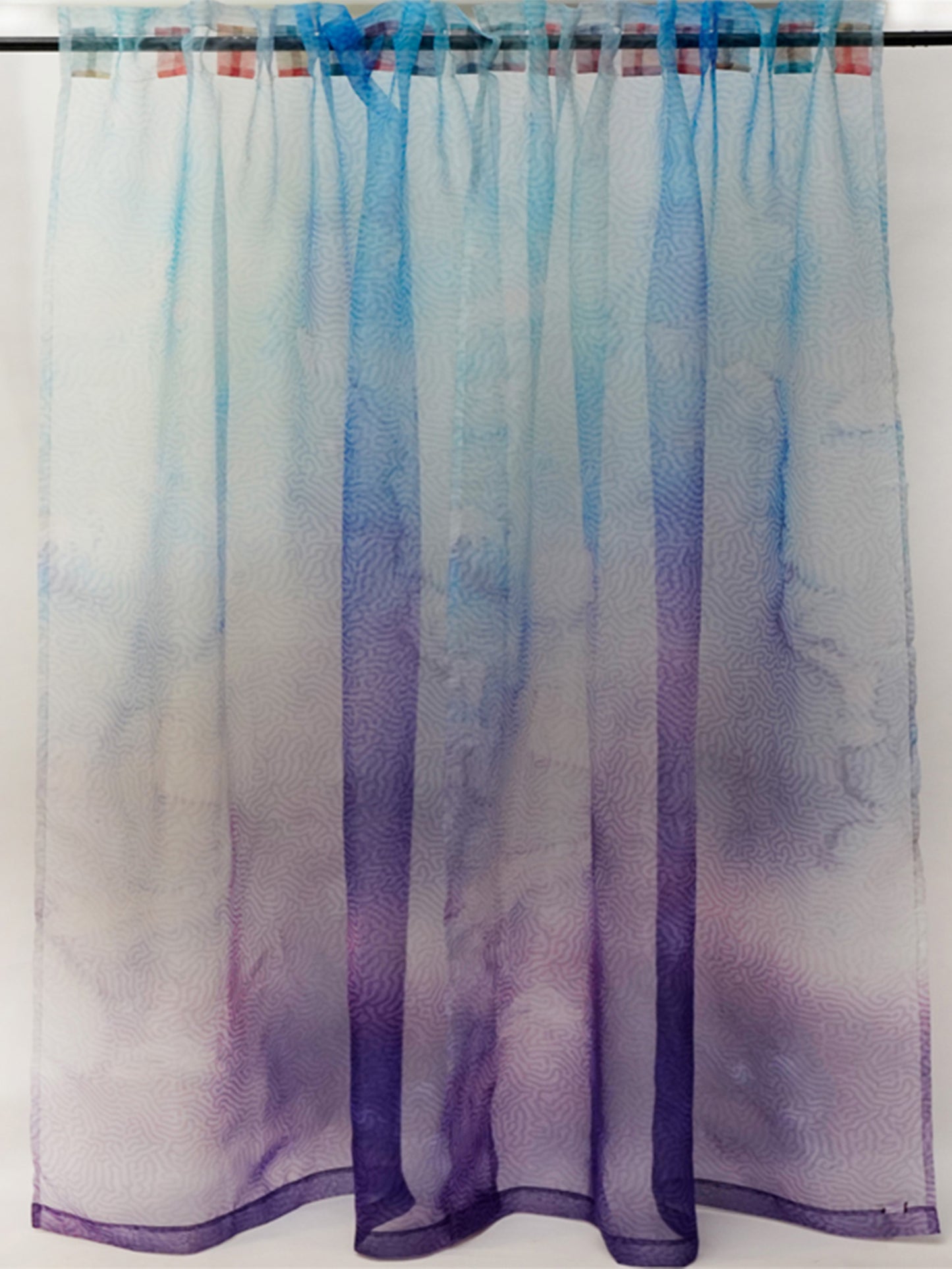 Door Transparent Sheer Polyester Abstract in Ombre - 50" X 90"