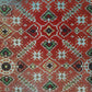 Door Curtain Cotton Blend Abstract Printed Brown - 50" x 84" (Hidden Loop)