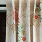 Door Curtain Cotton Blend Mughal Garden Printed in Beige Color - 50" x 84" (Pack of 2)(Hidden Loop)