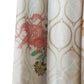 Door Curtain Cotton Blend Mughal Garden Printed in Beige Color - 50" x 84" (Pack of 2)(Hidden Loop)
