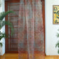 Organza Sheer Curtain Abstract Printed - 50" x 80" (Pack of 1)(Hidden Loop)