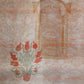 Organza Sheer Curtain Mughal Jharokha Printed Brown - 50" x 80" (Pack of 2)(Hidden Loop)