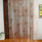 Organza Sheer Curtain Mughal Jharokha Printed Brown - 50" x 80" (Pack of 1)(Hidden Loop)