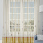 Organza Sheer Curtain Floral Printed Multicolor - 50x80 inches (Hidden Loop)