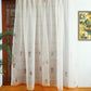 Organza Sheer Curtain Floral Printed Multicolor - 50x80 inches (Hidden Loop)