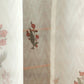 Organza Sheer Curtain Floral Printed Multicolor - 50x80 inches (Hidden Loop)