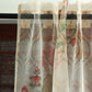Organza Sheer Curtain Mughal Garden Printed Brown - 50" x 80" (Hidden Loop)