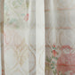 Organza Sheer Curtain Mughal Garden Printed Brown - 50" x 80" (Hidden Loop)