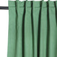 Door Curtain Cotton Solid Green - 52" X 84" (Hidden Loop) (7ft)