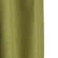 Door Curtain Self Textured Cotton Blend Green - 52" X 84" (Hidden Loop)