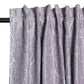 Door Curtain Cotton Blend  Self Textured Lilac - 52" X 84" (Hidden Loop) (7ft)