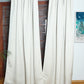 Door Curtain Cotton Blend Solid Off White - 52" X 84" (Hidden Loop) (7ft)