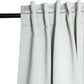 Door Curtain Cotton Blend Solid Off White - 52" X 84" (Hidden Loop) (7ft)