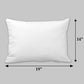 White Polyster Microfiber 14"x19" Cushion Insert
