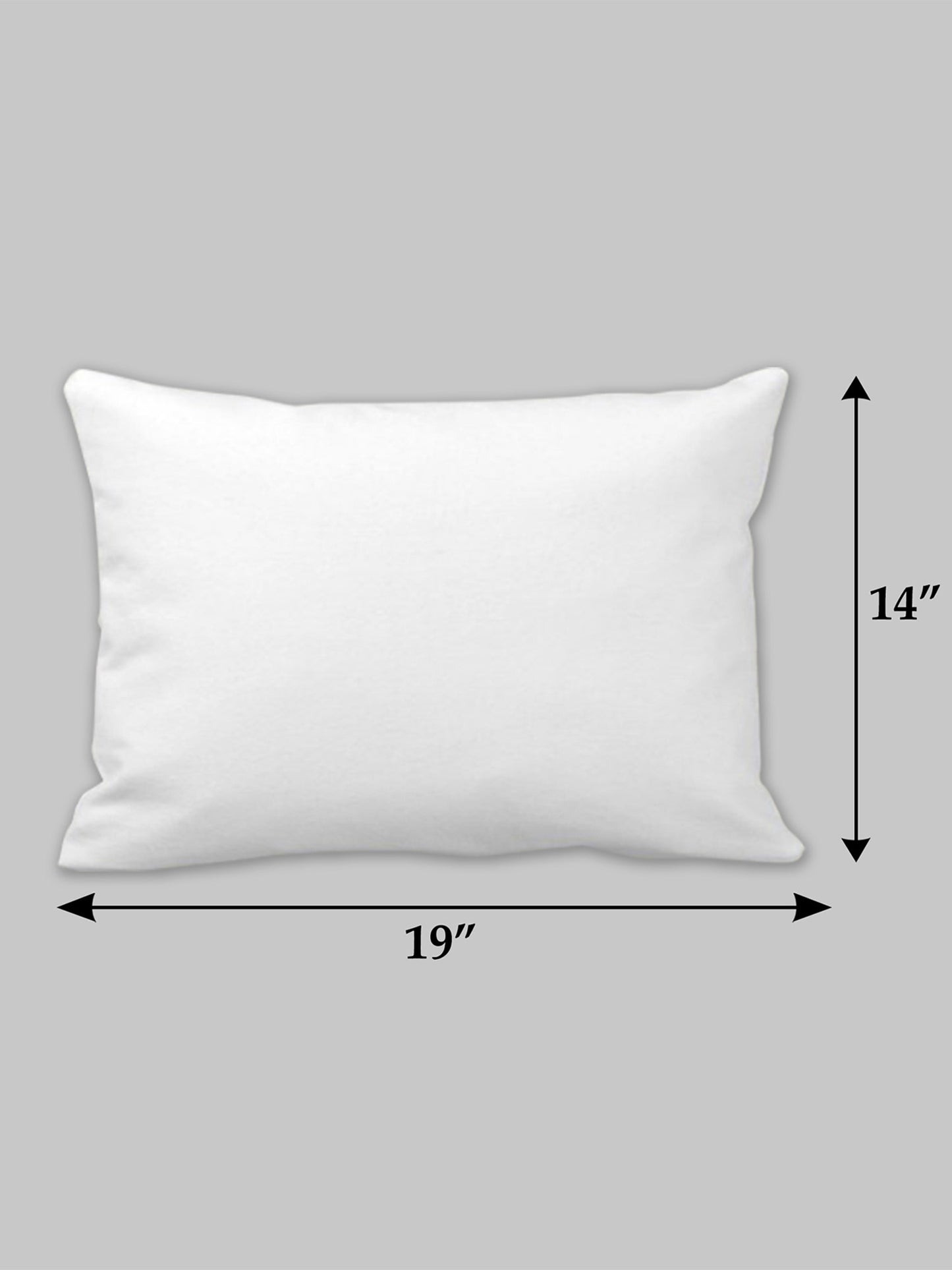 White Polyster Microfiber 14"x19" Cushion Insert