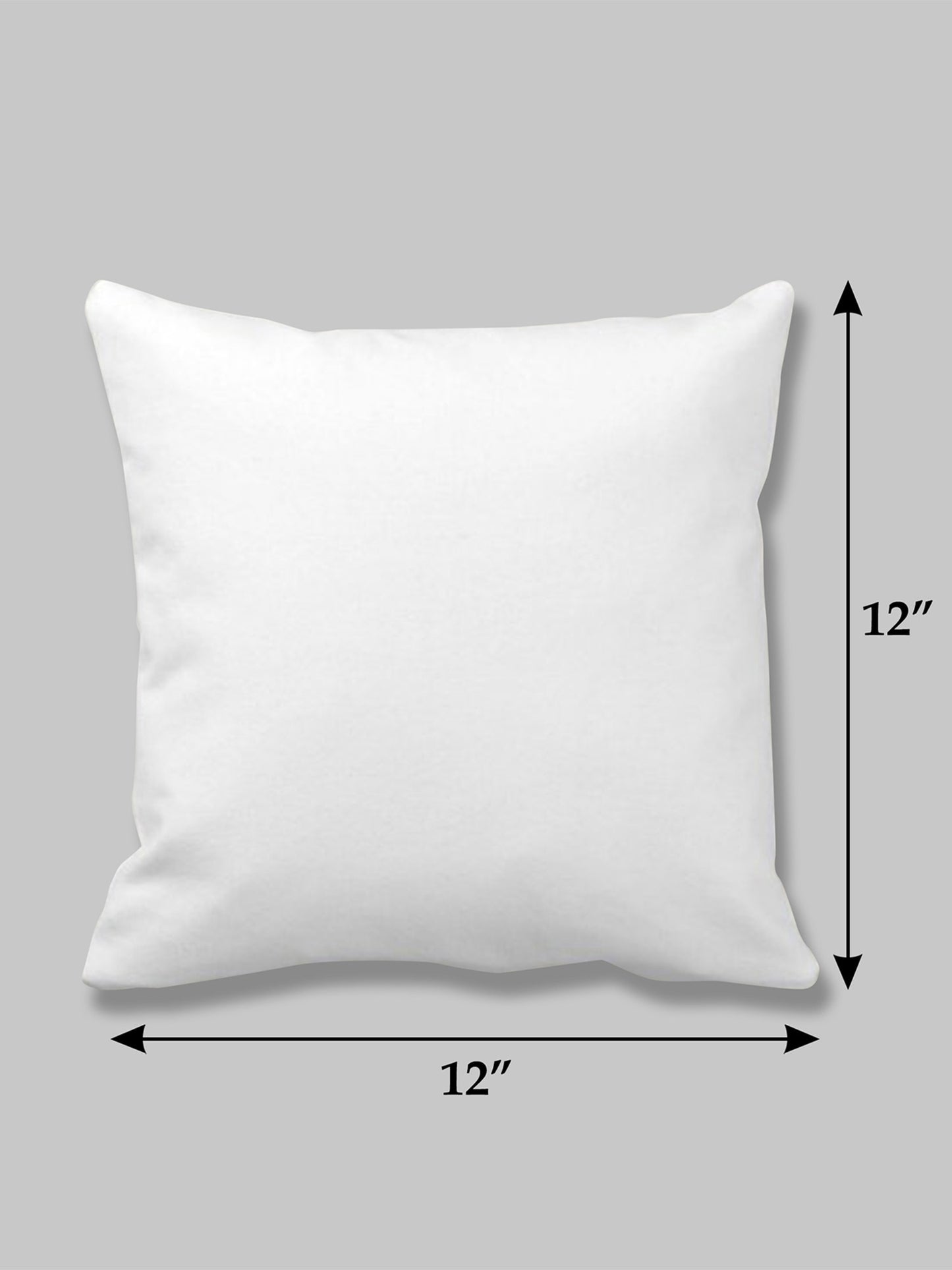 White Polyster Microfiber 12"x12" Cushion Insert