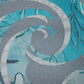 Cushion Cover for Sofa, Bed | Floral Print - Polycanvas | Green/Grey - 16x16in