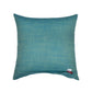 Cushion Cover for Sofa, Bed | Floral Print - Polycanvas | Green/Grey - 16x16in