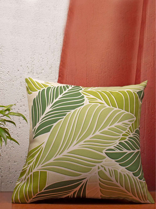Cushion Cover Leaf Green - 16" X 16"