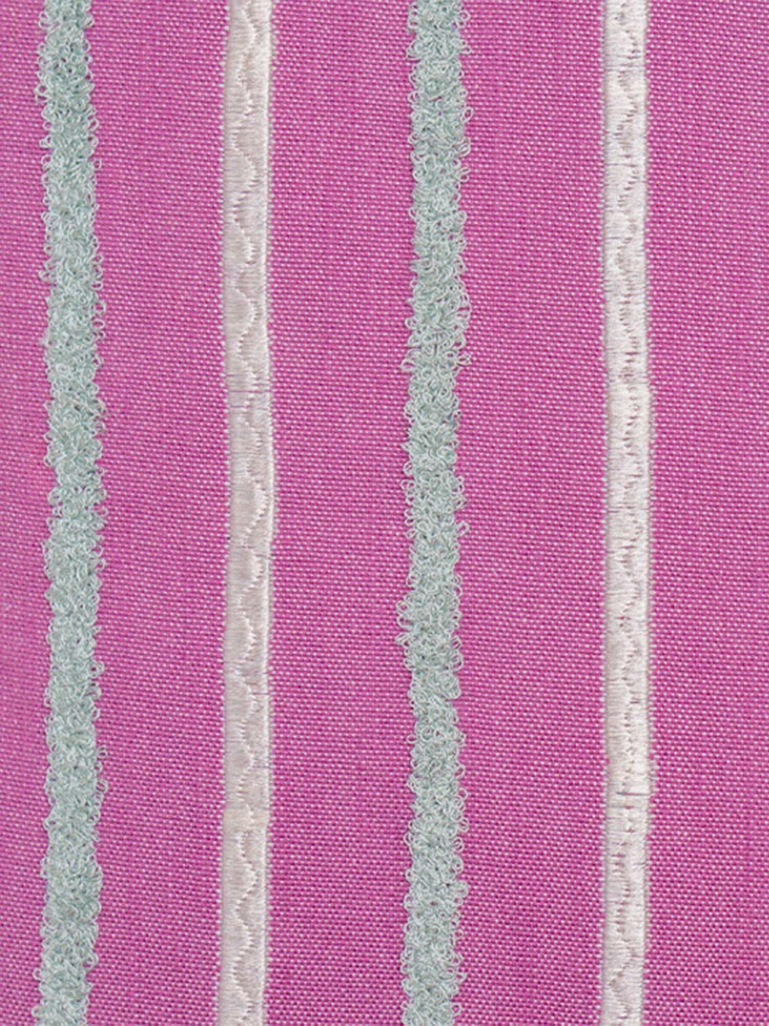 Cotton Blend Striped Plum Cushion Cover - 16"X16"