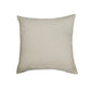 Eurosham Cushion Cover with Mughal Motif Print with Hand Embroidery - Polycanvas | Grey - 20x20in